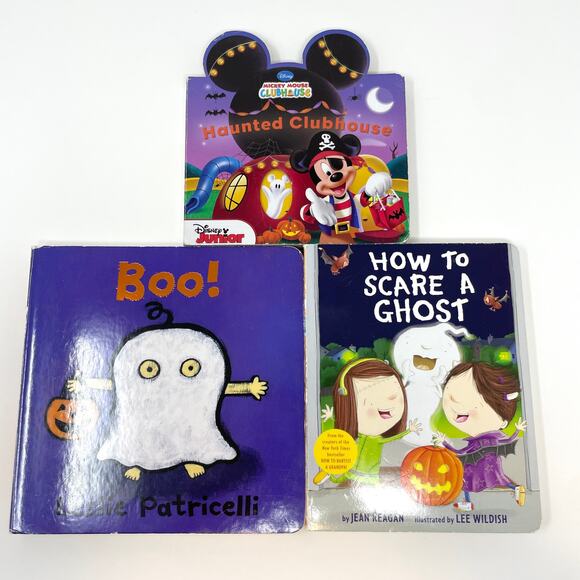 Kids Toddler Halloween Book Bundle - Picture 1 of 5